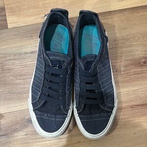 Blowfish Black Canvas Sneakers